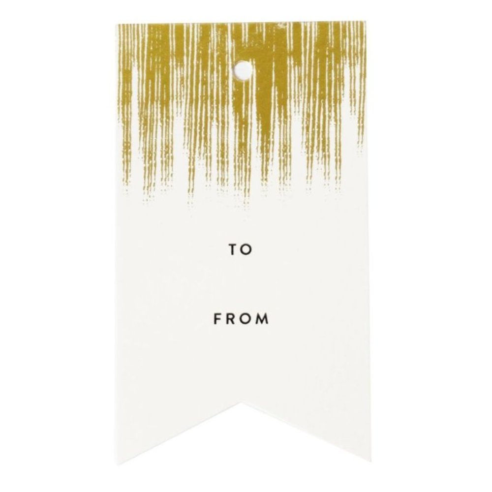 Gold Brush Single Tag